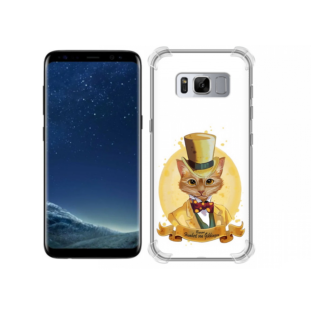 

Чехол MyPads Tocco для Samsung Galaxy S8 кот юрист (PT62300.601.401), Прозрачный, Tocco