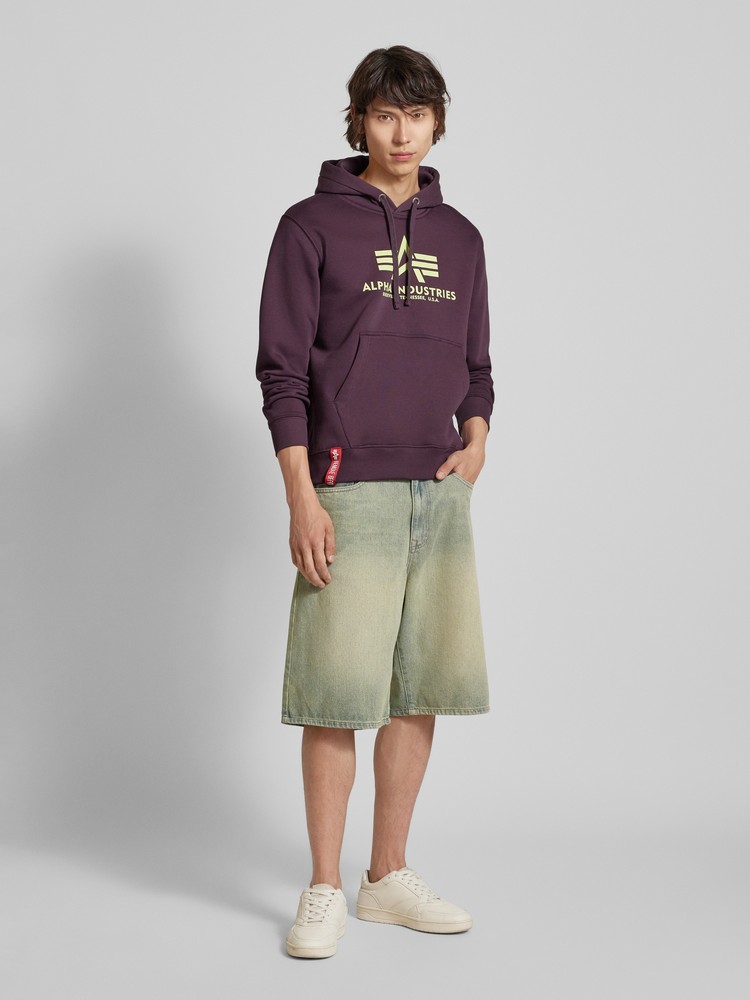 

Худи мужское Alpha Industries 178312 фиолетовое M, Фиолетовый, 178312