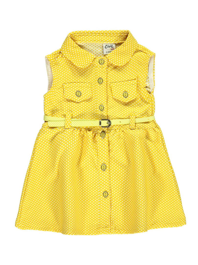 

Платье для малышей Civil Baby 260990400Y01-2 желтый 6-9 мес (доставка из-за рубежа), 260990400Y01-2
