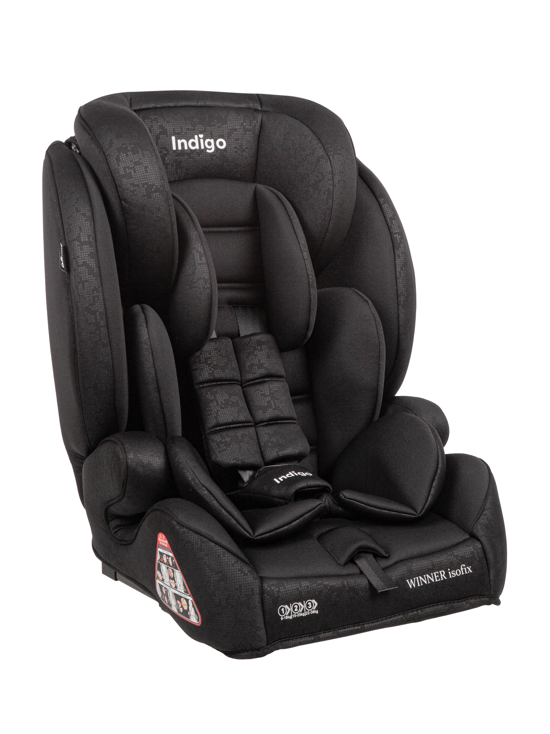 Автокресло WINNER ISOFIX 9-36 кг, черный