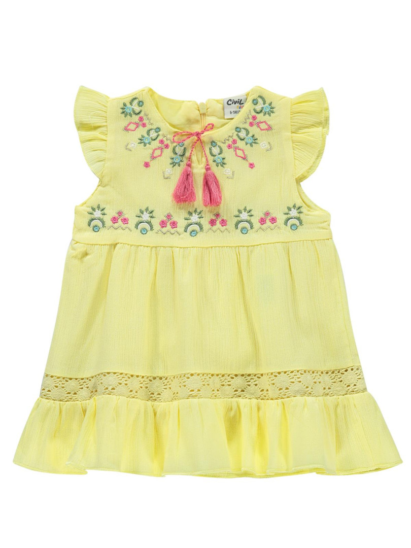 

Платье для малышей Civil Baby 260053071Y11-2 желтый 6-9 мес (доставка из-за рубежа), 260053071Y11-2