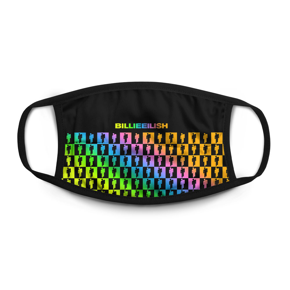 

Многоразовая маска унисекс Burnettie Billie Eilish Билли Айлиш Z, Разноцветный, Billie Eilish Билли Айлиш Z