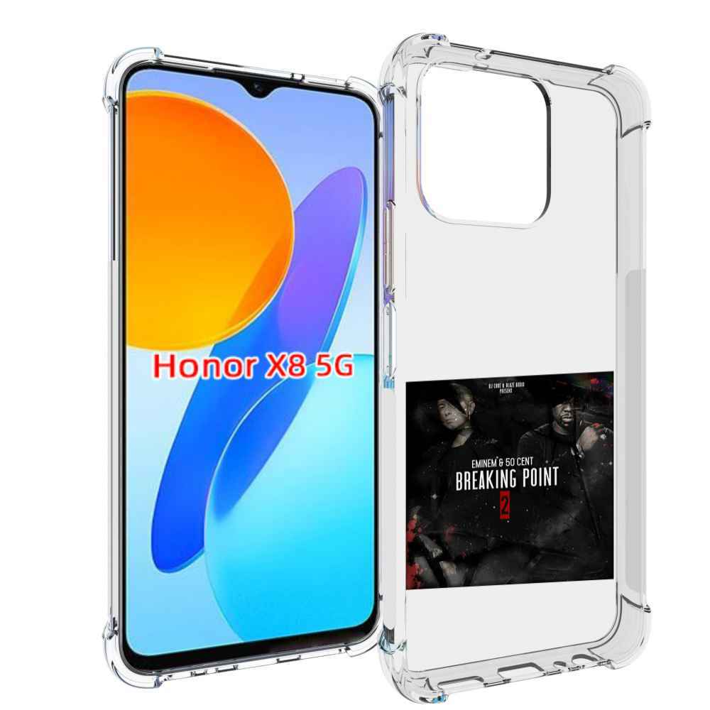 

Чехол MyPads Eminem & 50 Cent - Breaking Point 2 для Honor X8 5G, Прозрачный, Tocco