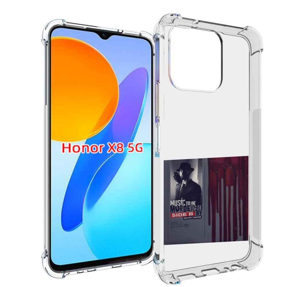 

Чехол MyPads Eminem MUSIC TO BE MURDERED BY для Honor X8 5G, Прозрачный, Tocco