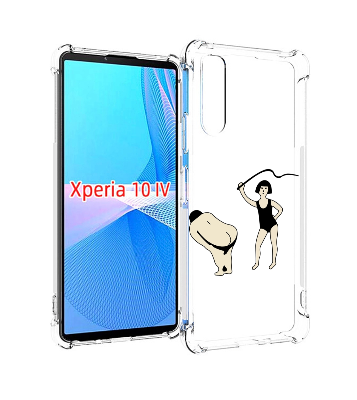 

Чехол MyPads женщина-наказывает для Sony Xperia 10 IV (10-4), Прозрачный, Tocco