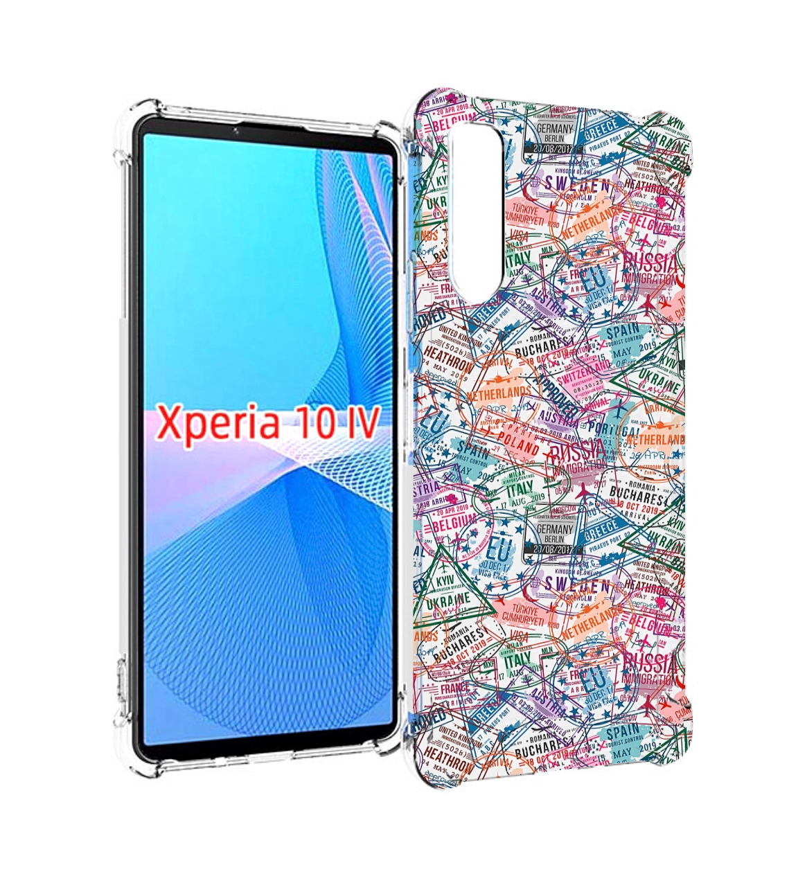 

Чехол MyPads загранчехол для Sony Xperia 10 IV (10-4), Прозрачный, Tocco