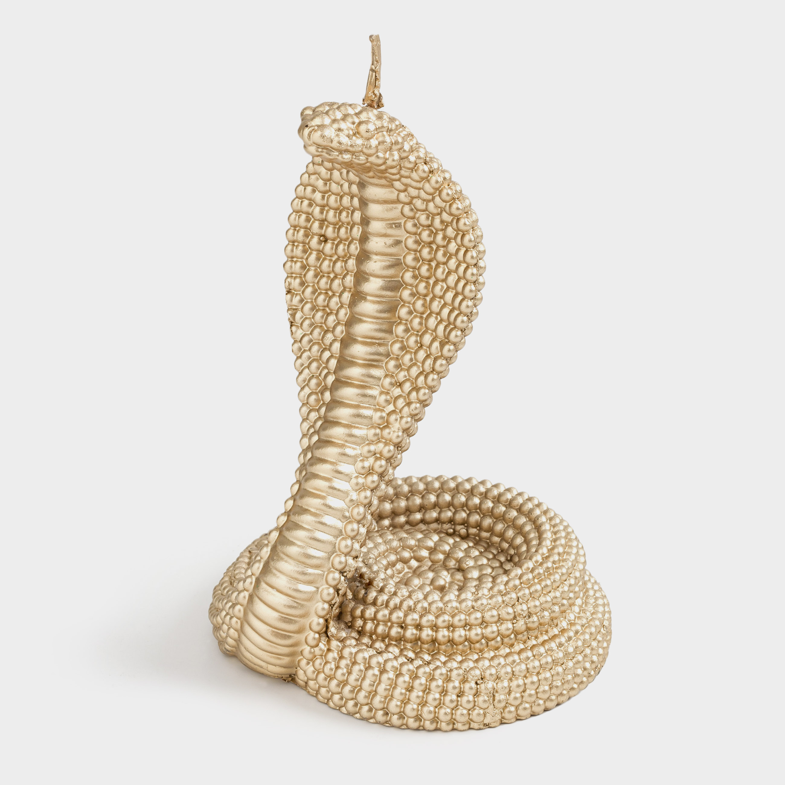 

Свеча, 15 см, золотистая, Кобра, Cobra gold