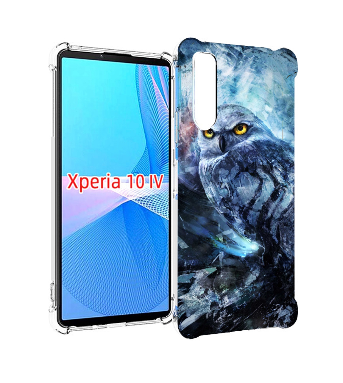 

Чехол MyPads замороженная-сова для Sony Xperia 10 IV (10-4), Прозрачный, Tocco