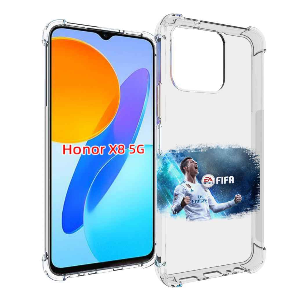 

Чехол MyPads FiFA логотип для Honor X8 5G, Прозрачный, Tocco
