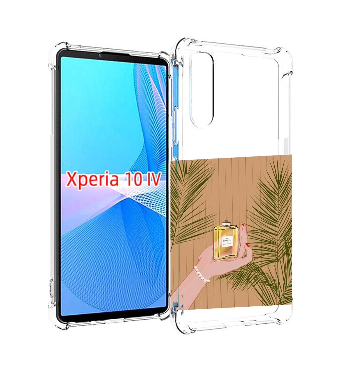 

Чехол MyPads запах-шанель-номер-5 для Sony Xperia 10 IV (10-4), Прозрачный, Tocco