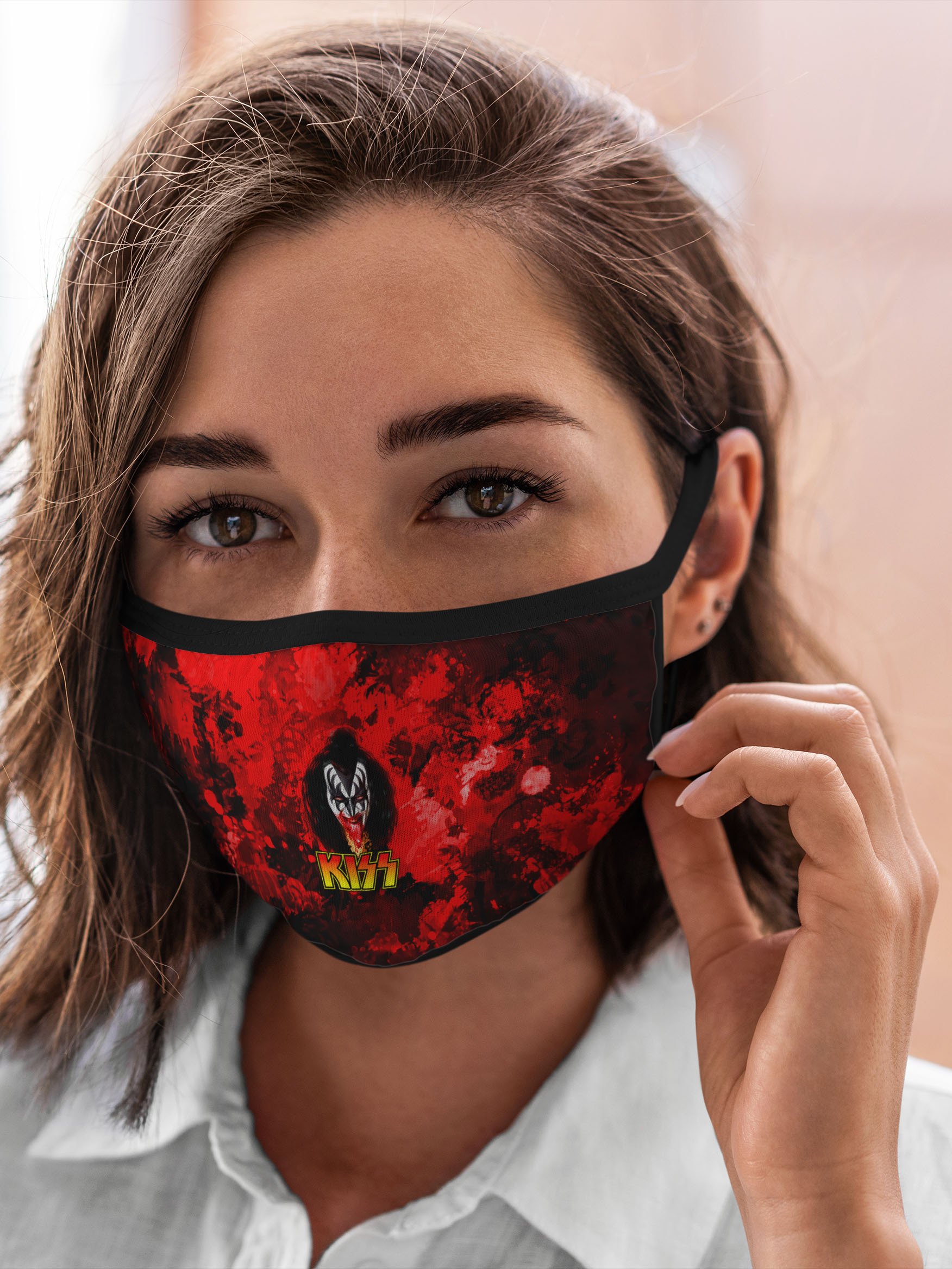

Многоразовая маска унисекс Burnettie Kiss The Demon, Разноцветный, Kiss The Demon