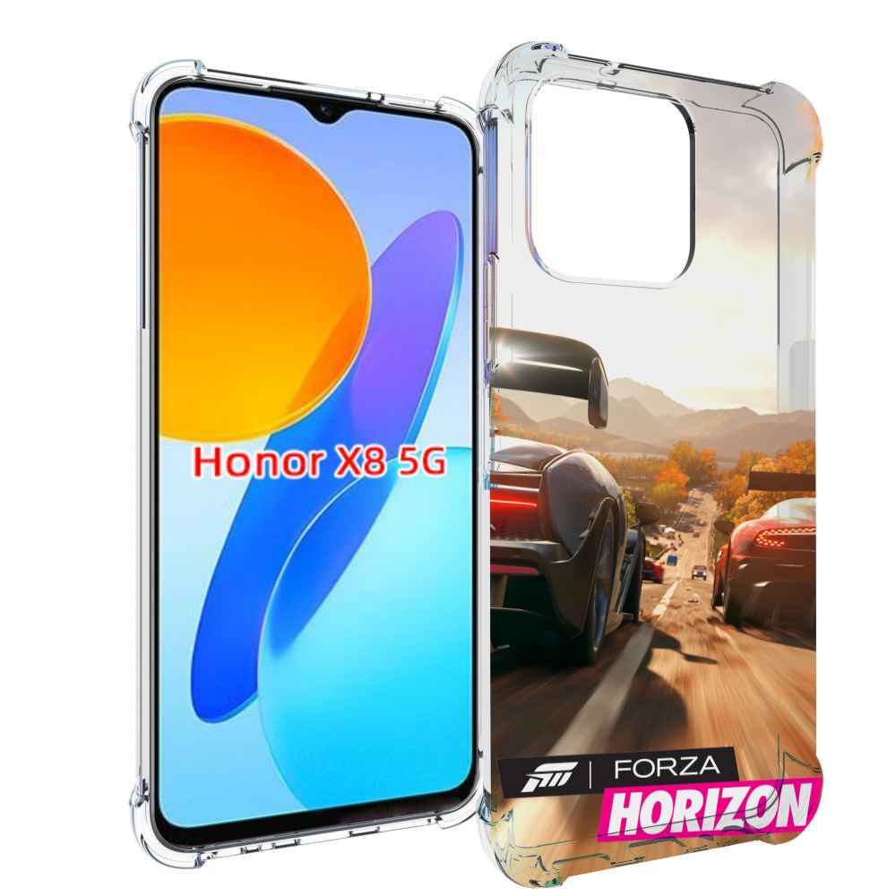 

Чехол MyPads Forza Horizon для Honor X8 5G, Прозрачный, Tocco