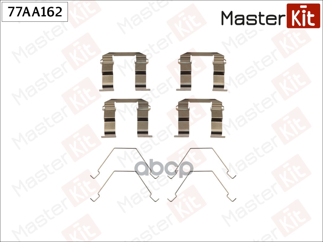 

Установночный комплект тормозных колодок MASTERKIT 77AA162