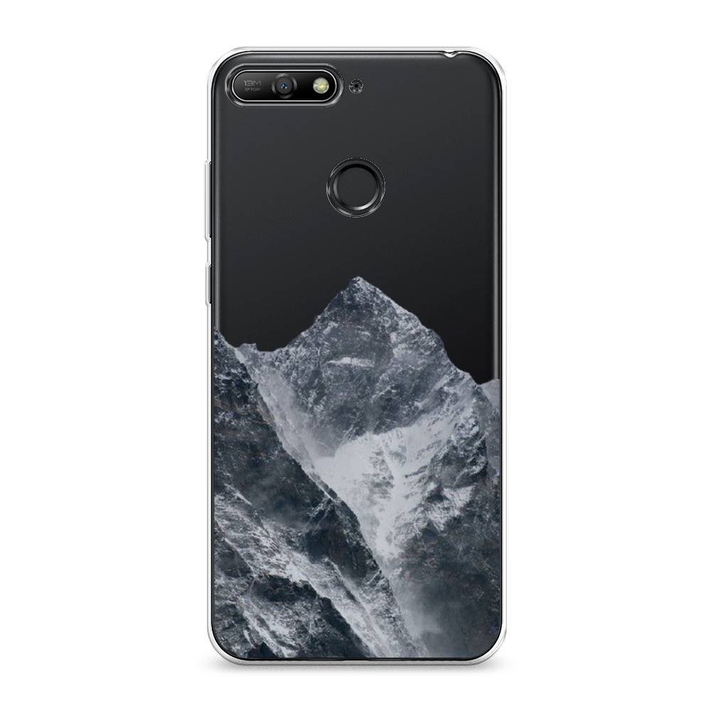 

Чехол на Honor 7C "Горы арт 4", Серый;бежевый, 65750-2