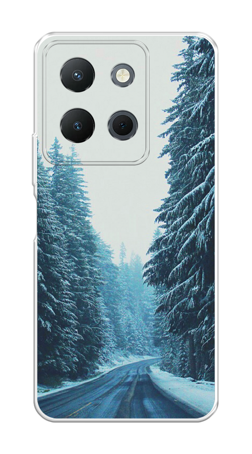 

Чехол на Vivo Y36 4G "Зима 9", Бежевый;голубой;черный, 269250-1