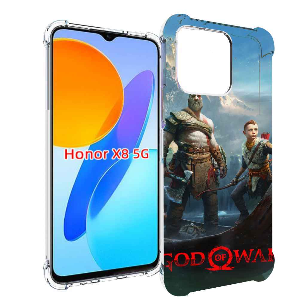 

Чехол MyPads God Of War Кратос Атрей для Honor X8 5G, Прозрачный, Tocco