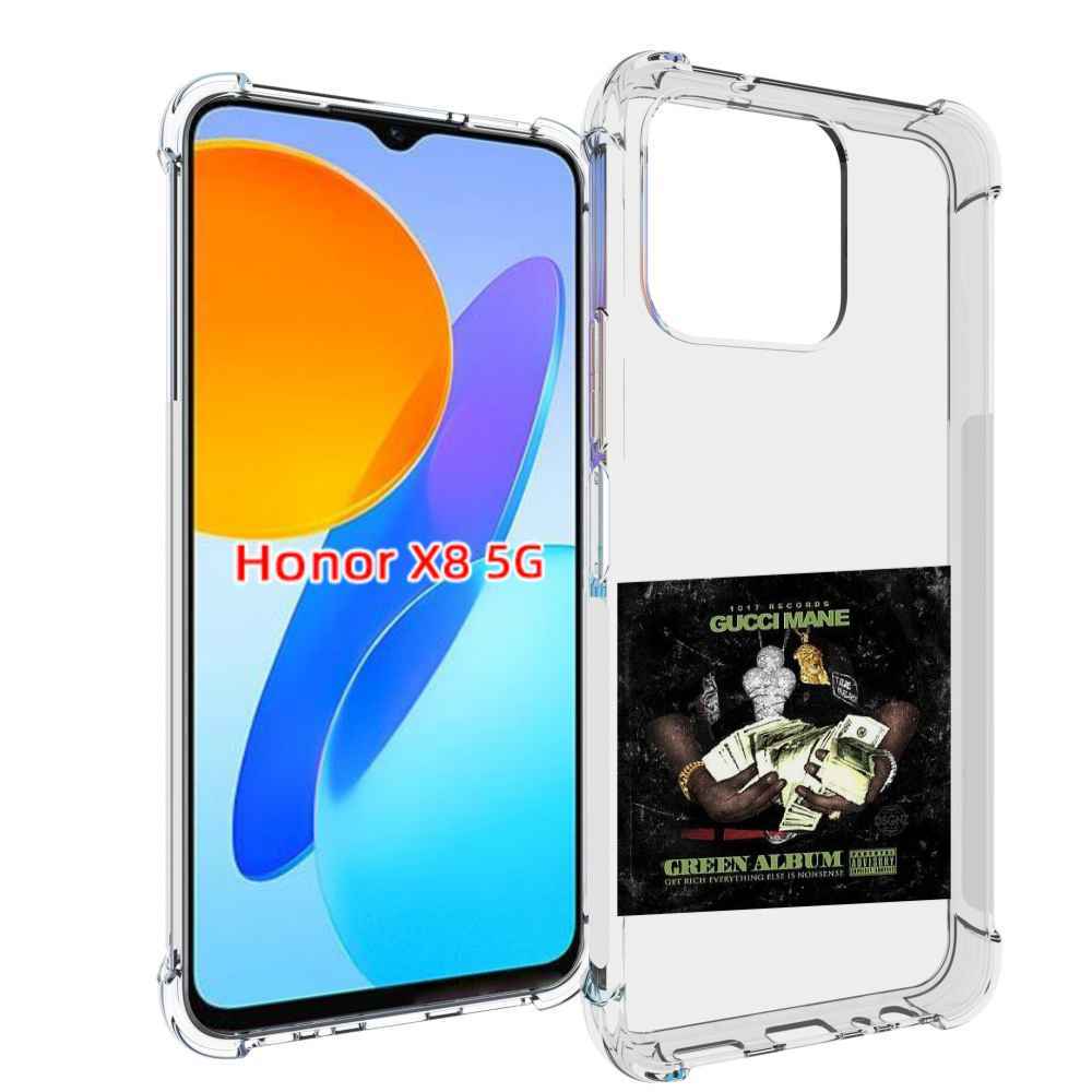 

Чехол MyPads Gucci Mane & Migos - The Green Album для Honor X8 5G, Прозрачный, Tocco