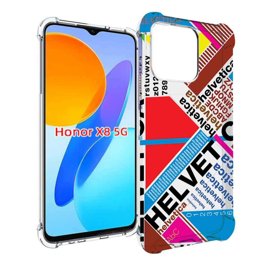 

Чехол MyPads HELVET для Honor X8 5G, Прозрачный, Tocco
