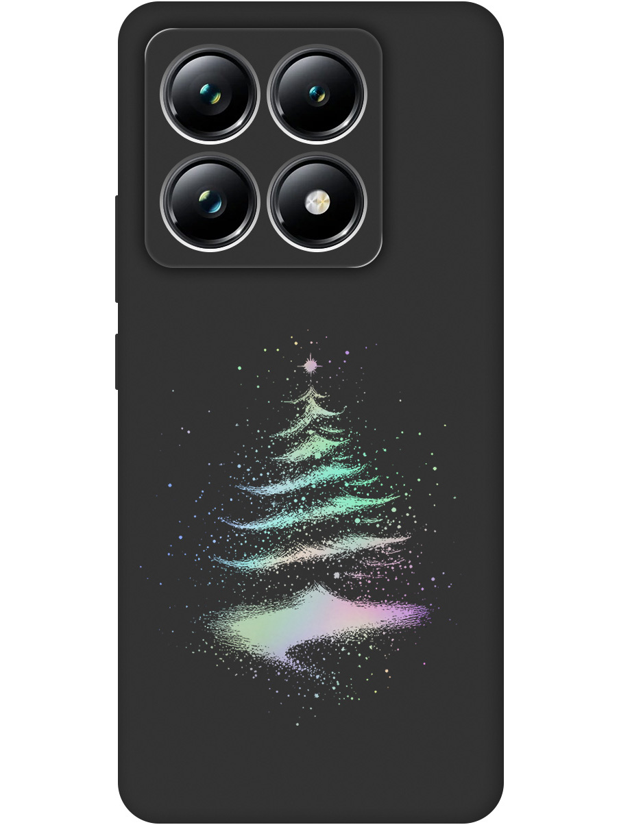 

Силиконовый чехол на Xiaomi 14T Pro с принтом "Елочка" матовый черный, Черный;серебристый, 785979041