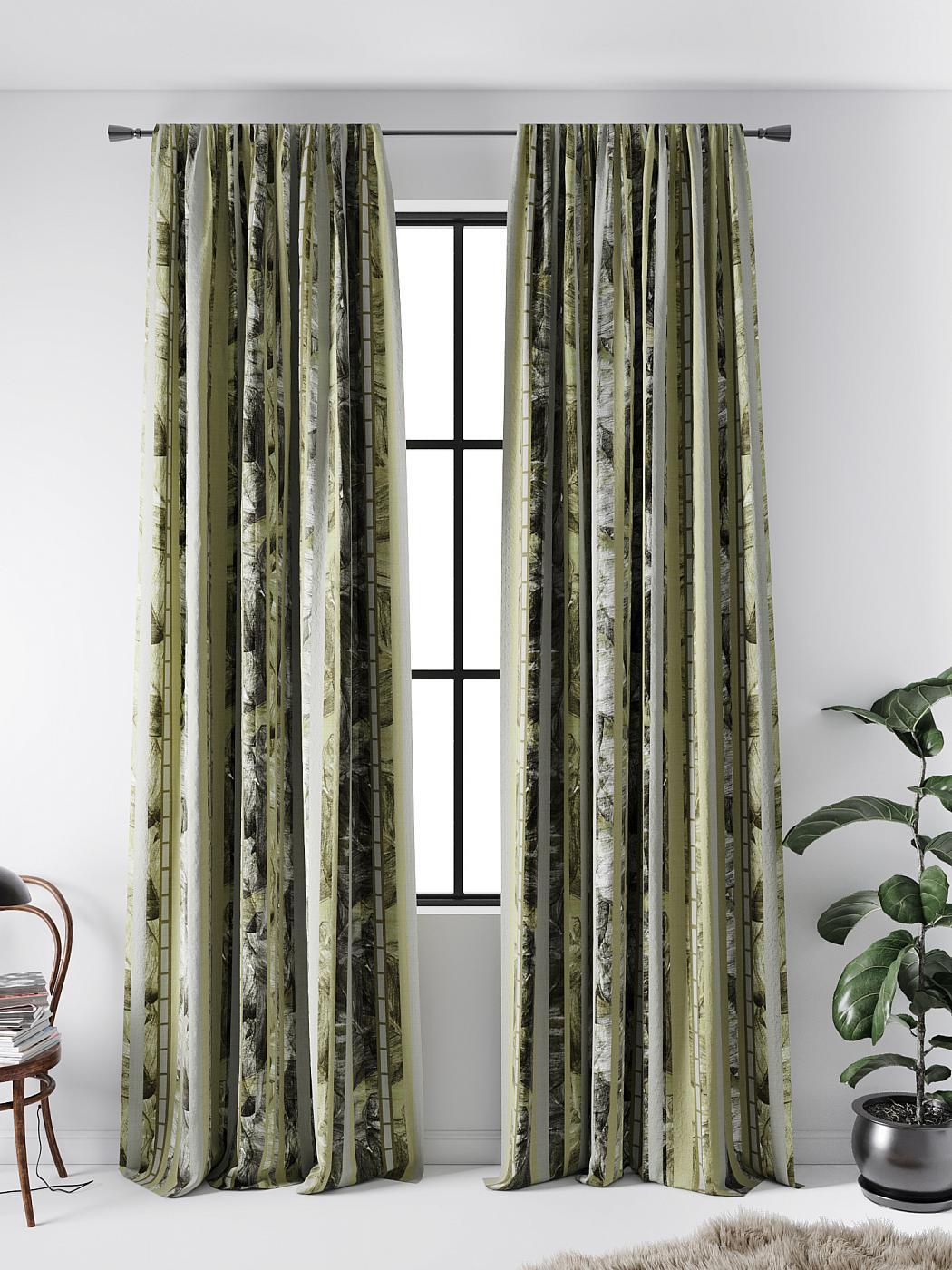 

Комплекты штор AT HOME Ренфирол высота 280 см, ширина 150 см, Белый, 543066