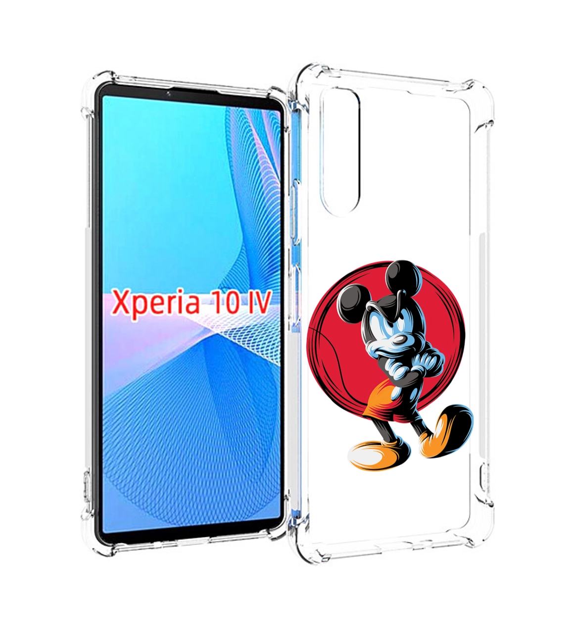 

Чехол MyPads злой-микки для Sony Xperia 10 IV (10-4), Прозрачный, Tocco