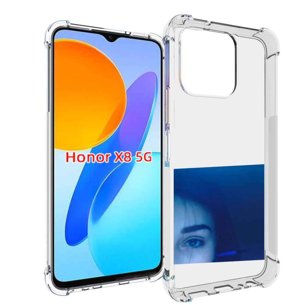 

Чехол MyPads Hate Love face для Honor X8 5G, Прозрачный, Tocco