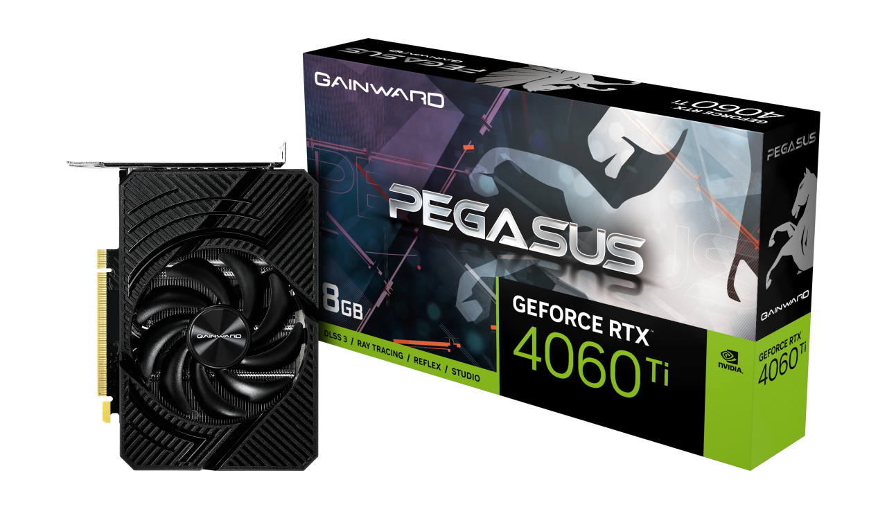 

Видеокарта Gainward NVIDIA GeForce RTX 4060 Ti Pegasus (NE6406T019P1-1060E), Черный, GeForce RTX 4060 Ti Pegasus