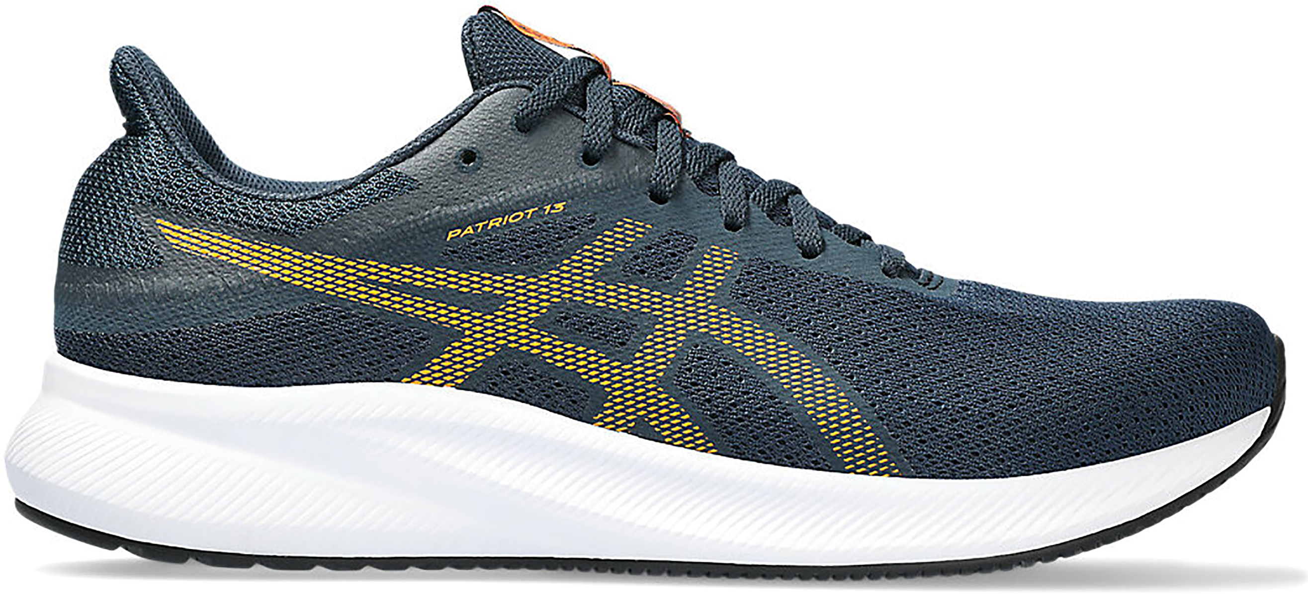 

Кроссовки мужские Asics PATRIOT 13 синие 9,5 US, Синий, PATRIOT 13
