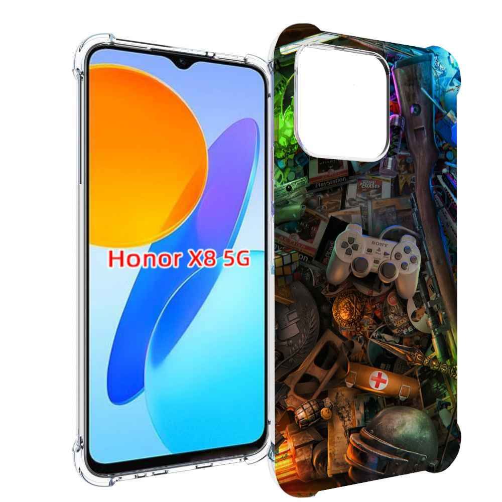 

Чехол MyPads JlaMBcPa6eM для Honor X8 5G, Прозрачный, Tocco