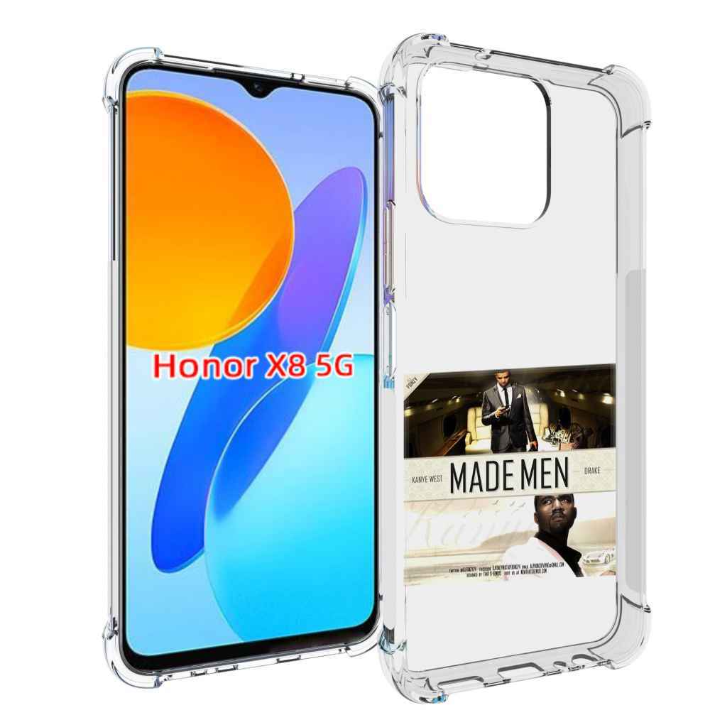 

Чехол MyPads Kanye West & Drake - Made Men для Honor X8 5G, Прозрачный, Tocco