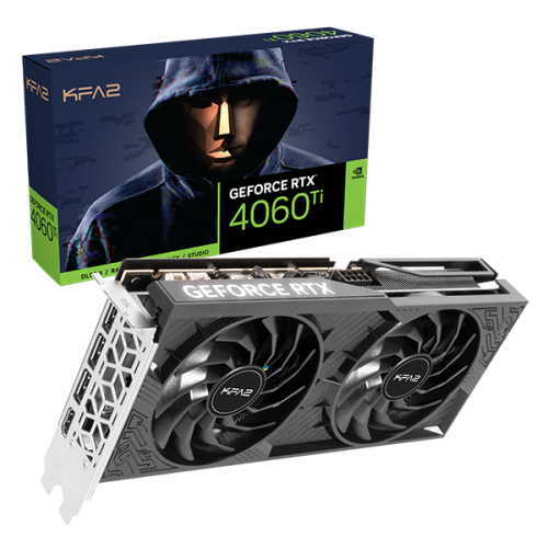 

Видеокарта KFA2 NVIDIA GeForce RTX 4060 Ti 8GB 1-Click OC (46ISL8MD8COK), Черный, GeForce RTX 4060 Ti 8GB 1-Click OC