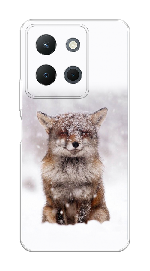 

Чехол на Vivo Y36 4G "Зимняя лиса", Белый;серый;коричневый, 269250-1