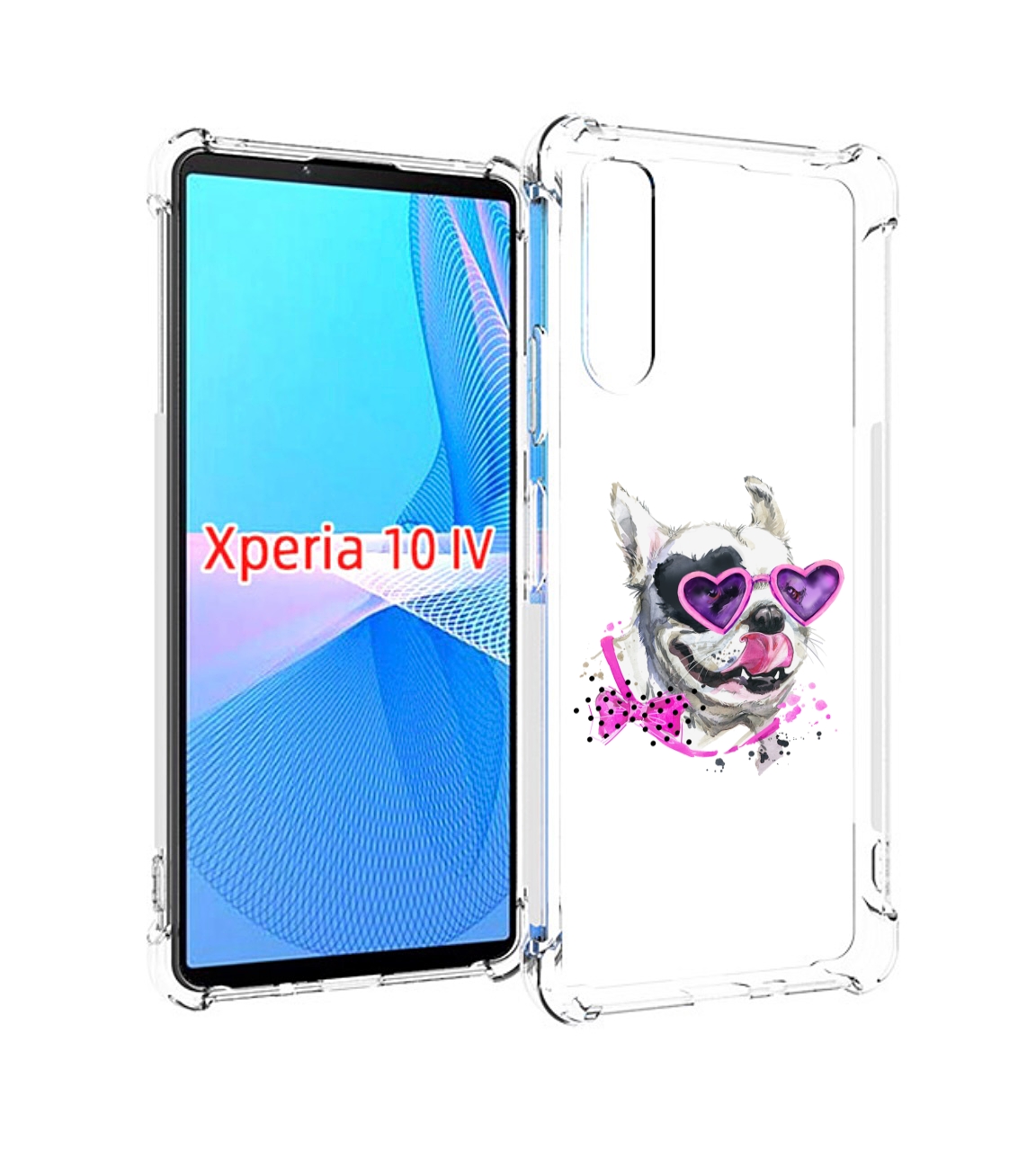 

Чехол MyPads акварельный пёс для Sony Xperia 10 IV (10-4), Прозрачный, Tocco
