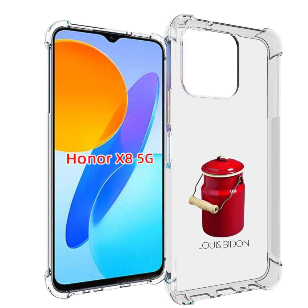 

Чехол MyPads Louis-bidon для Honor X8 5G, Прозрачный, Tocco