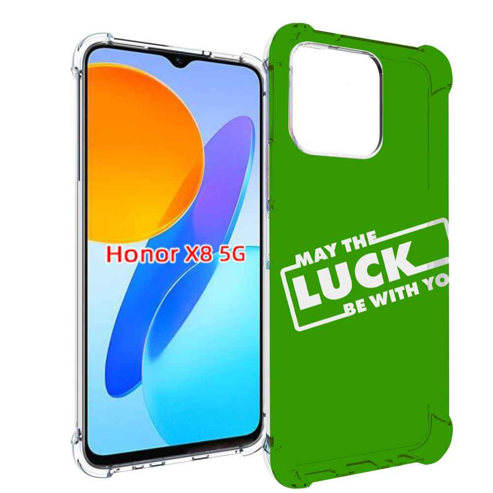 

Чехол MyPads Luck green для Honor X8 5G, Прозрачный, Tocco