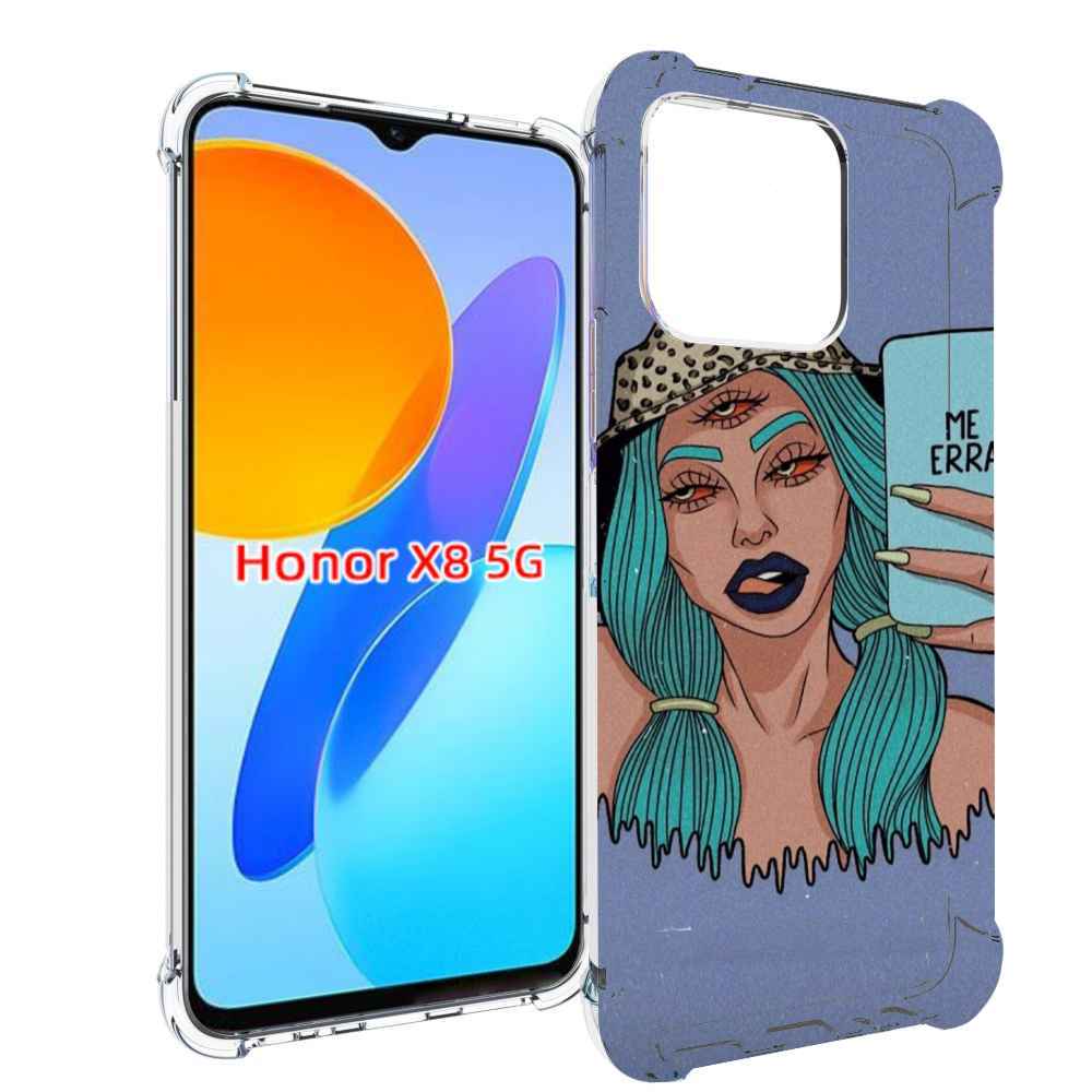 

Чехол MyPads ME Erra женский для Honor X8 5G, Прозрачный, Tocco