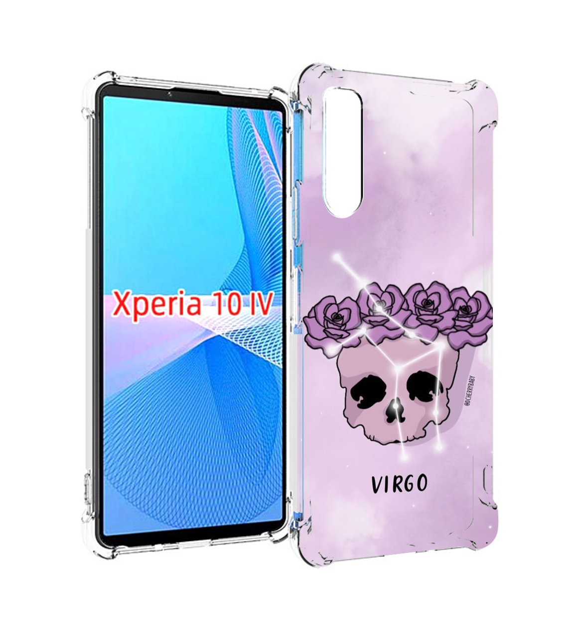 

Чехол MyPads знак зодиака дева 2 для Sony Xperia 10 IV (10-4), Прозрачный, Tocco