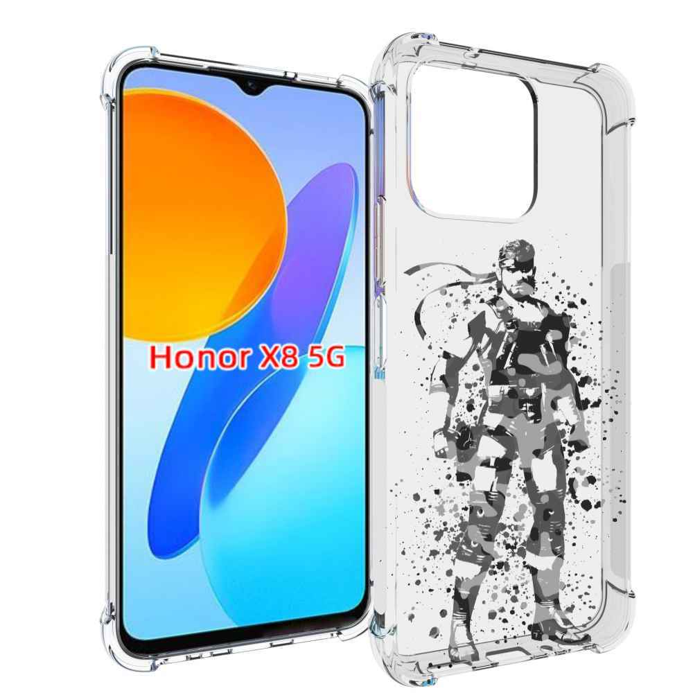 

Чехол MyPads Metal Gear Solid Snakes для Honor X8 5G, Прозрачный, Tocco
