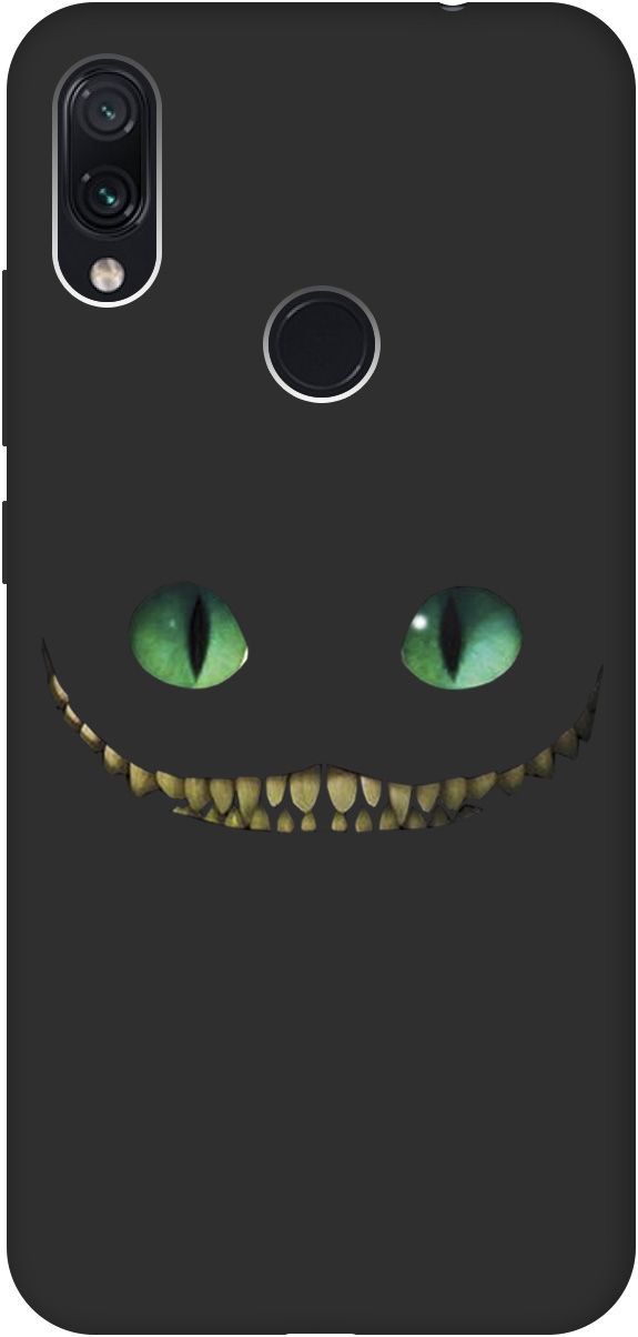 

Чехол на Xiaomi Redmi Note 7 "Cheshire Cat" черный, Черный;зеленый, 0