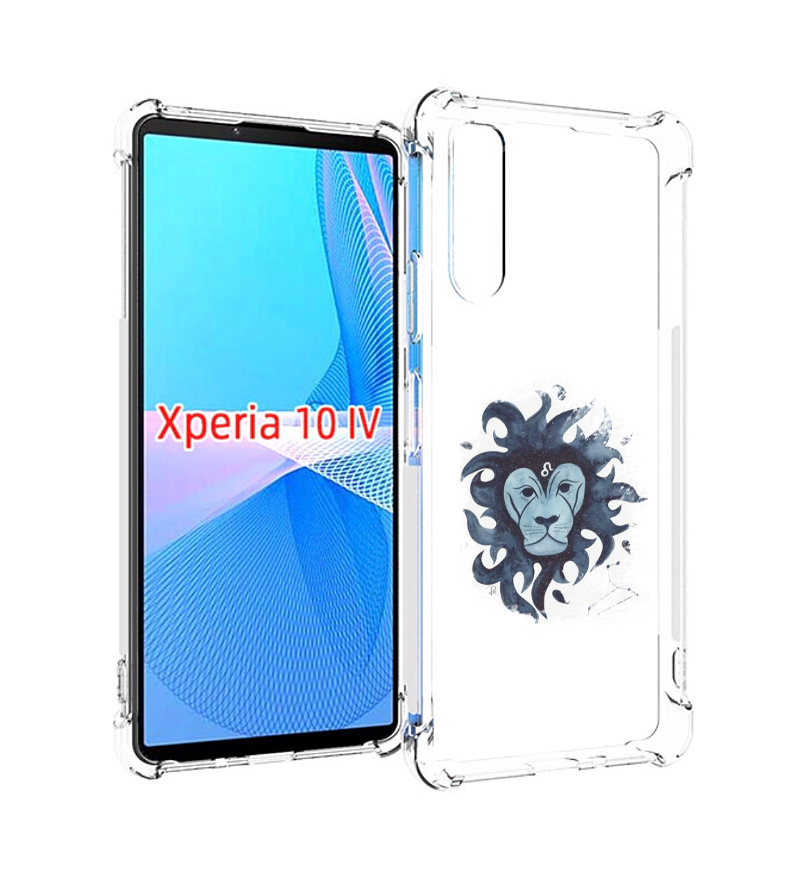 

Чехол MyPads знак зодиака лев 5 для Sony Xperia 10 IV (10-4), Прозрачный, Tocco