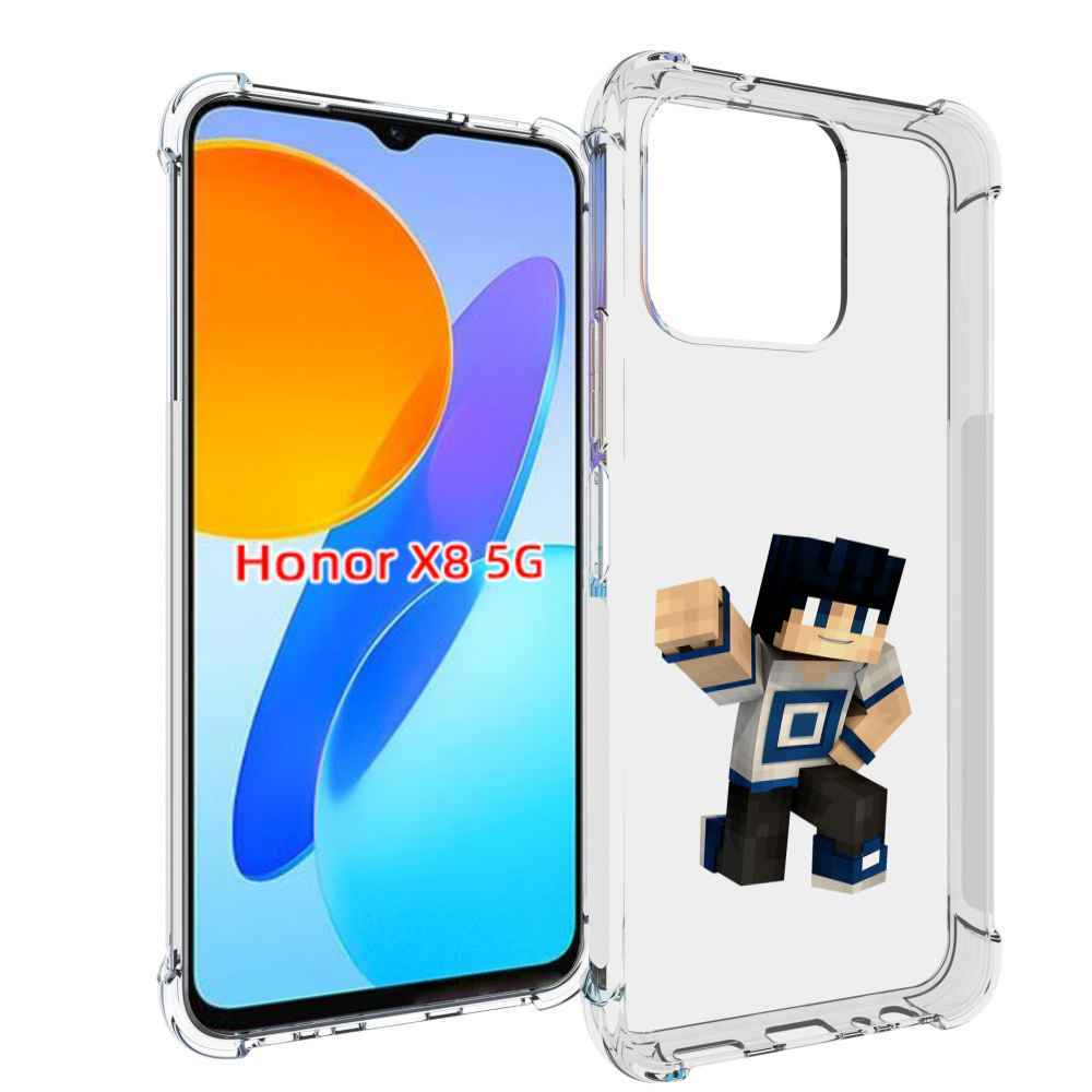 

Чехол MyPads Minecraft-1 для Honor X8 5G, Прозрачный, Tocco