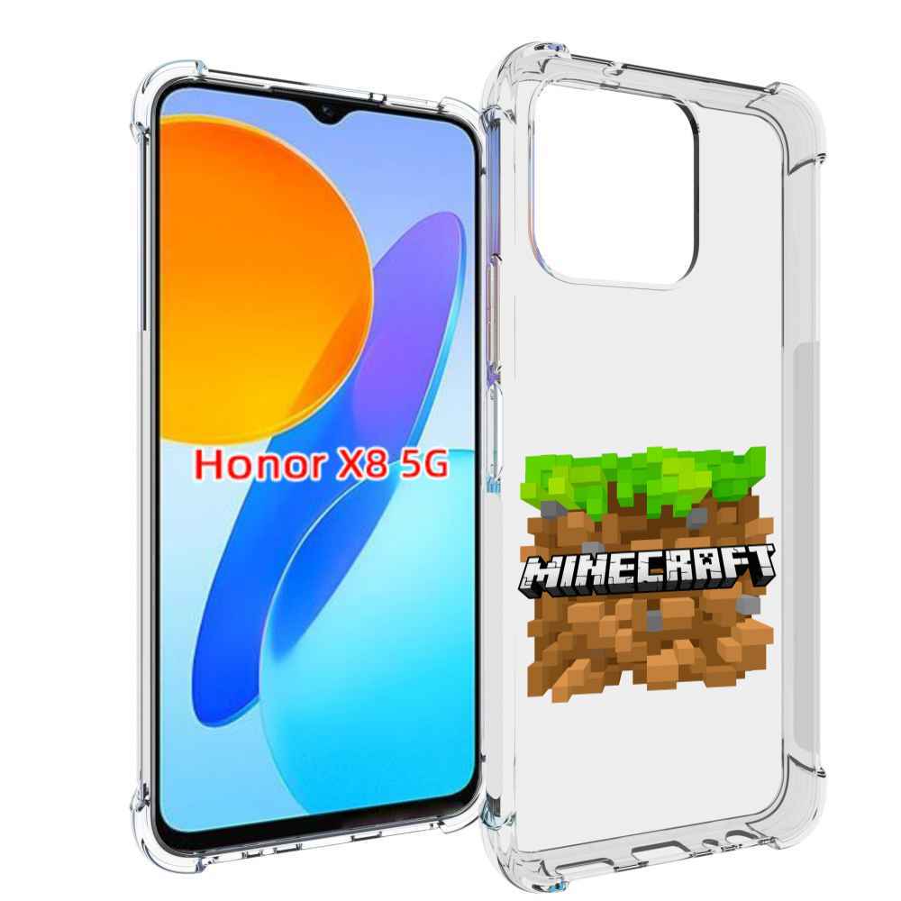 

Чехол MyPads Minecraft-2 для Honor X8 5G, Прозрачный, Tocco