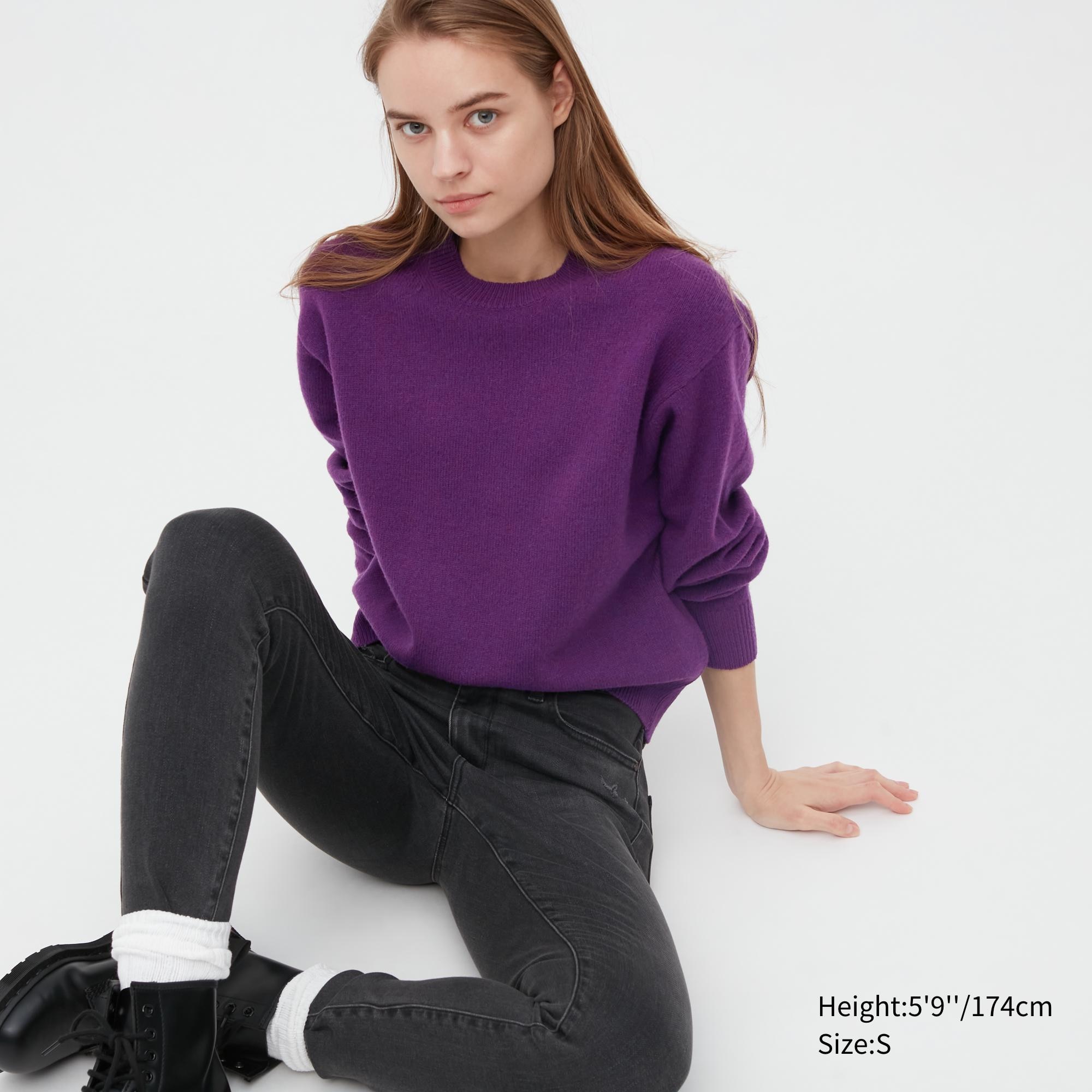

Джемпер женский UNIQLO 450516COL76 фиолетовый 2XL (доставка из-за рубежа), 450516COL76