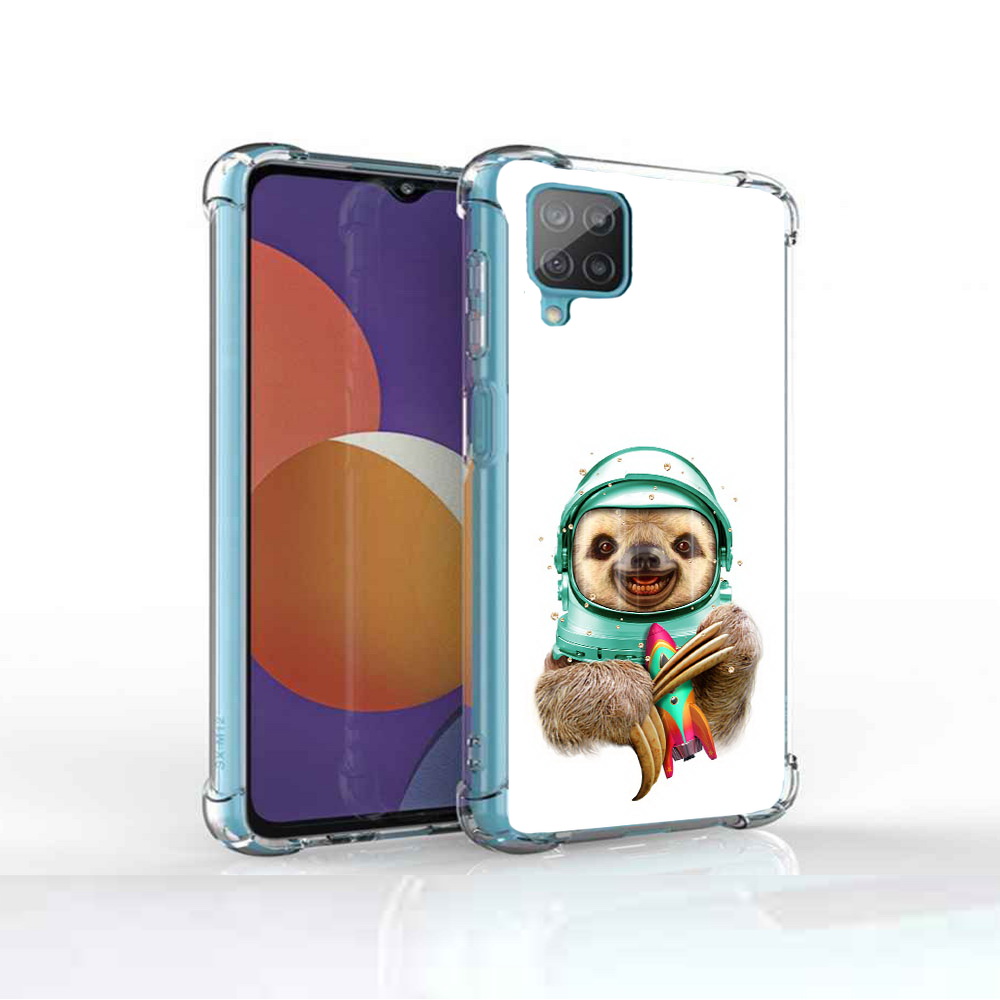 Чехол MyPads Tocco для Samsung Galaxy M12 Ленивец астронавт (PT226930.536.104)