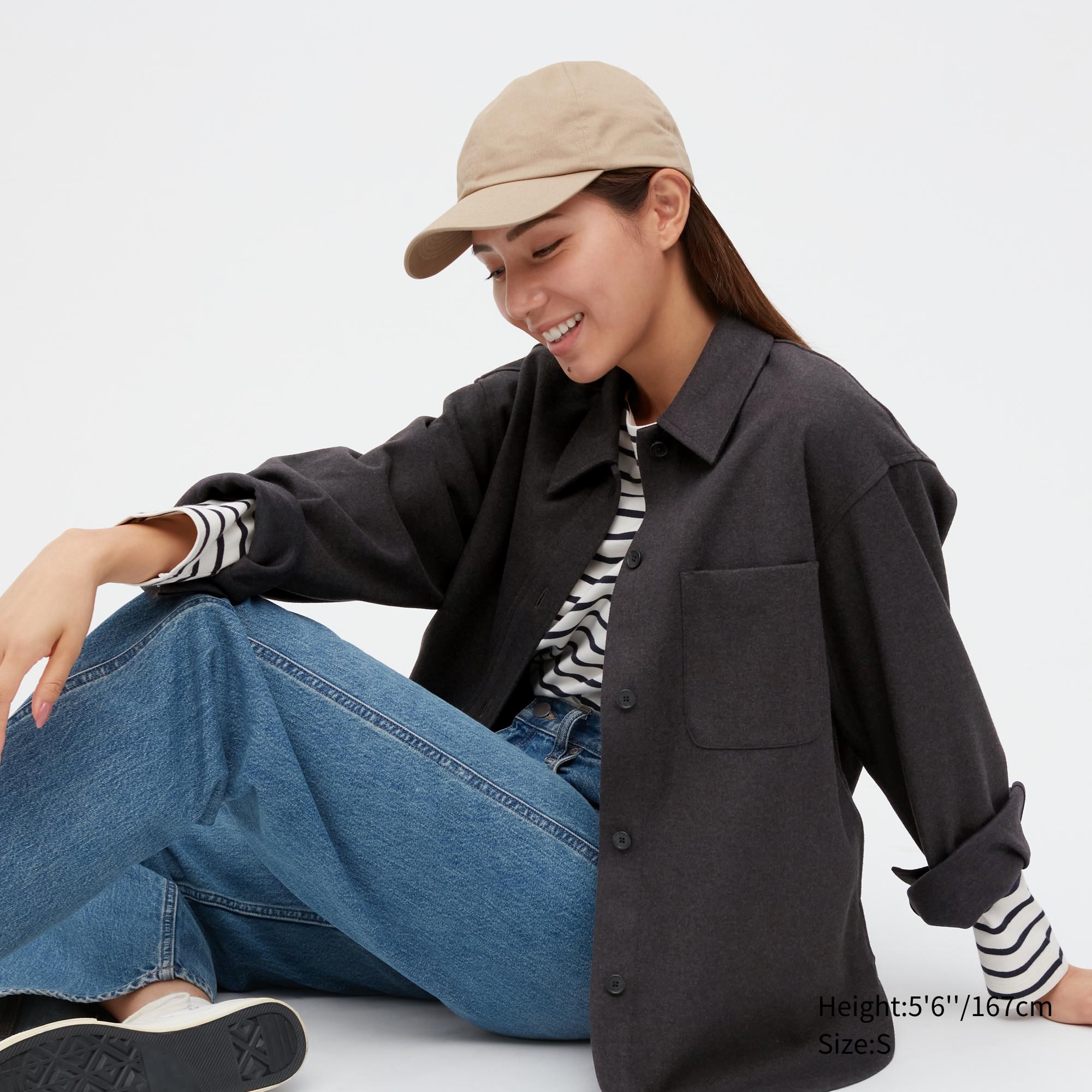 Рубашка женская UNIQLO 450534COL39 коричневая 2XL (доставка из-за рубежа)