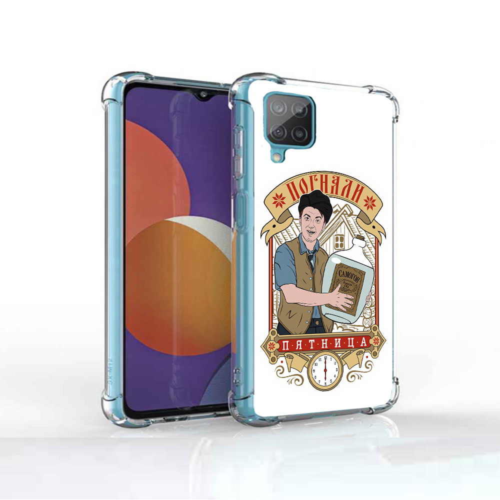 

Чехол MyPads Tocco для Samsung Galaxy M12 Погнали пятница (PT226930.536.137), Прозрачный, Tocco