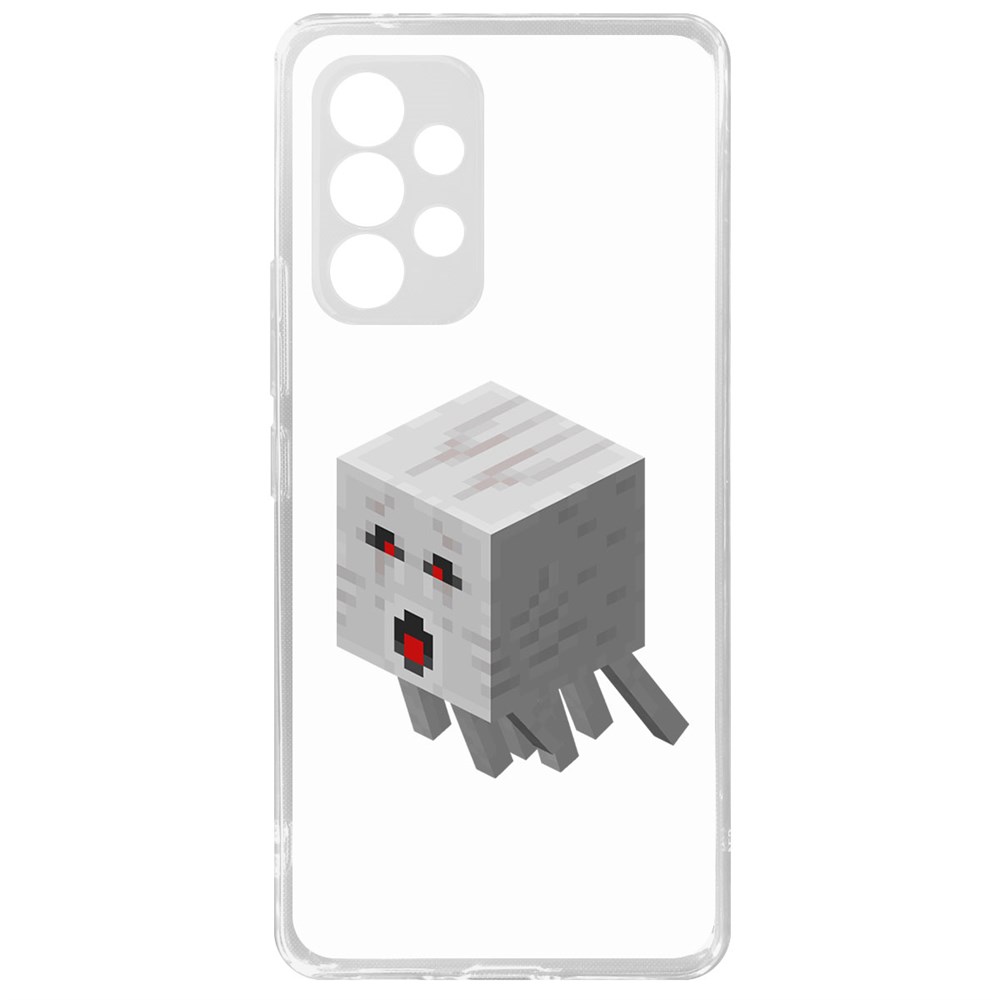 

Чехол-накладка Minecraft-Гаст для Samsung Galaxy A53 (A536), Прозрачный