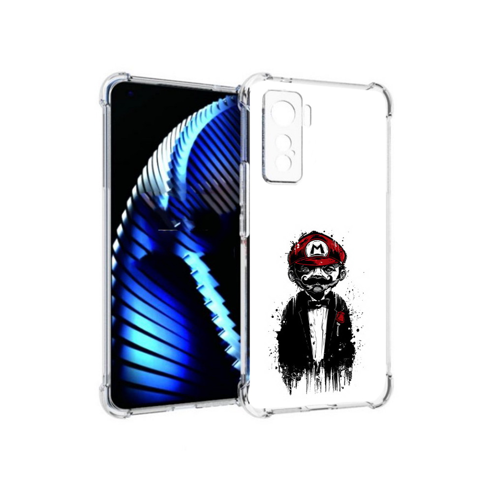 

Чехол MyPads Tocco для Vivo iQOO 5 марио, Прозрачный, Tocco