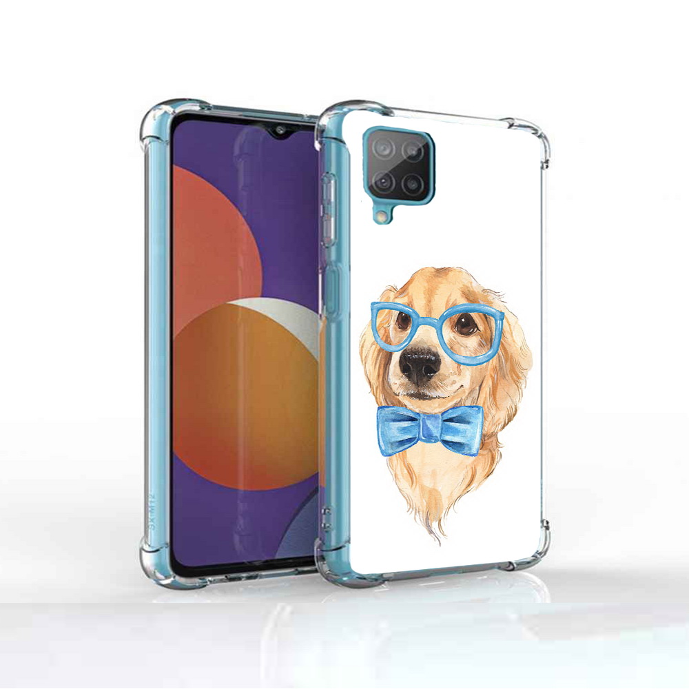 

Чехол MyPads Tocco для Samsung Galaxy M12 Собака интеллигент (PT226930.536.159), Прозрачный, Tocco