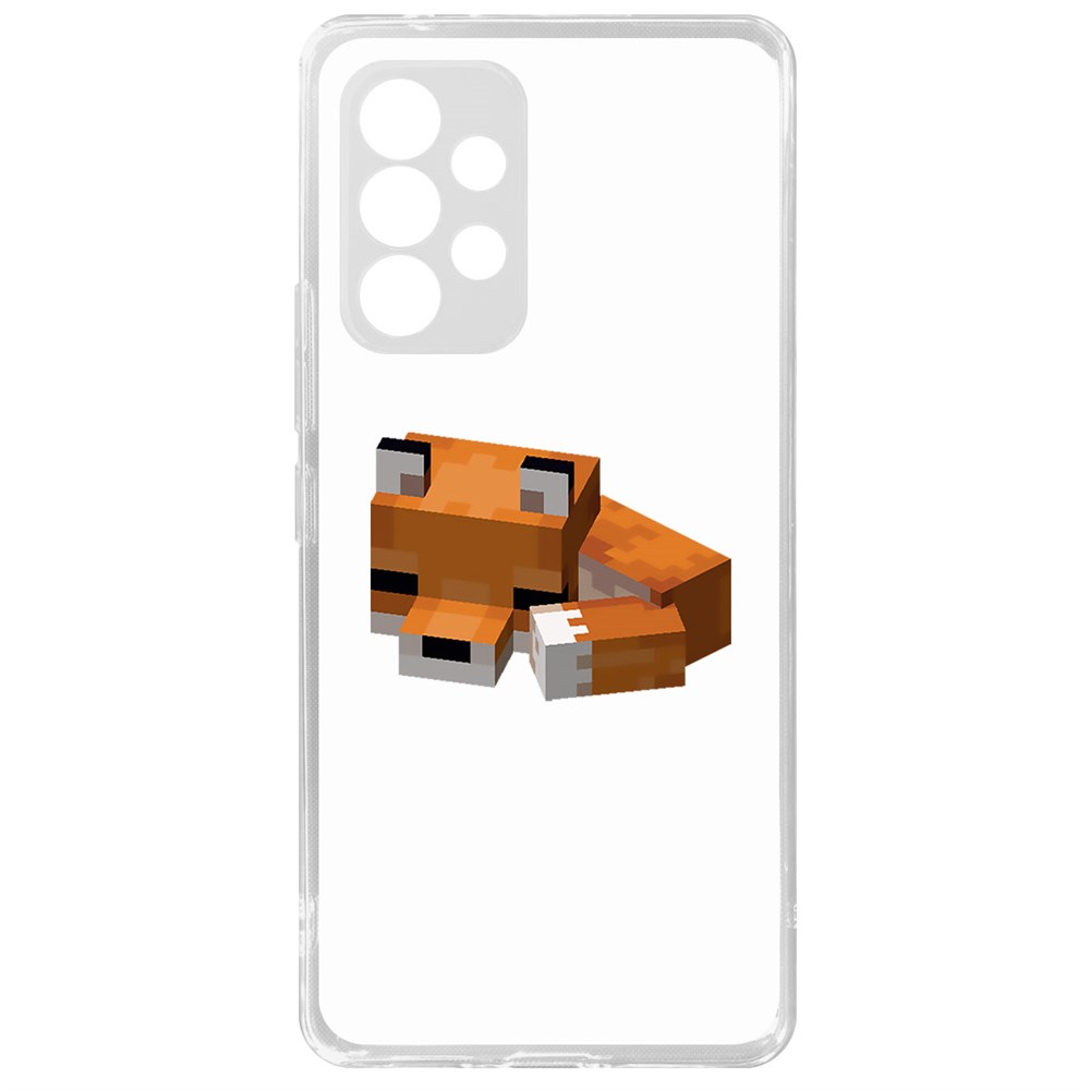 

Чехол-накладка Minecraft-Спящий Лисенок для Samsung Galaxy A53 (A536), Прозрачный